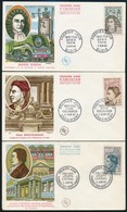 1962 Vöröskereszt, Híres Franciák Sor 6 Db FDC-n Mi 1399-1404 (Mi EUR 30,-) - Andere & Zonder Classificatie