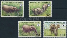 ** 1988 WWF: Erdei Elefánt Sor Mi 1009-1012 - Altri & Non Classificati