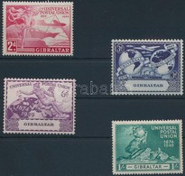 ** 1949 75 éves Az UPU Sor Mi 125 - 128 - Autres & Non Classés