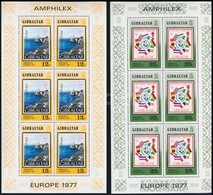 ** 1977 Nemzetközi Bélyegkiállítás: AMPHILEX '77, Amszterdam Kisívsor Mi 364-366 - Autres & Non Classés