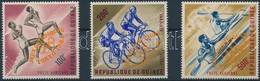 ** 1964 Nyári Olimpia Sor Narancssárga Felülnyomással Mi  239-241 B - Autres & Non Classés