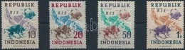 ** 1949  75 éves Az UPU Sor ,,RIS' Felülnyomással Mi 179 A - 182 A - Sonstige & Ohne Zuordnung