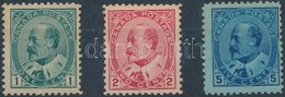 ** 1903 VII. Edward Sor Mi 77-79 A (besárgult Bélyegek) - Altri & Non Classificati