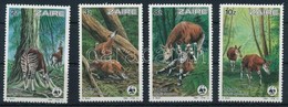 ** 1984 WWF: Okapi Sor Mi 875-878 - Other & Unclassified