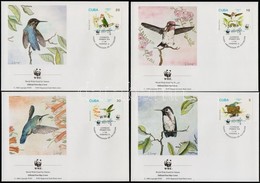 ** 1987 WWF Madarak Sor + Sor 4 FDC-n Mi 3589-3592 - Sonstige & Ohne Zuordnung