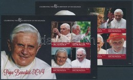 ** 2012 XVI. Benedek Pápa Kisívsor Mi 2377-2384 - Autres & Non Classés