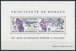 ** 1988 Téli Olimpia  Blokk Mi 38 - Other & Unclassified