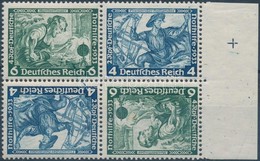 ** 1933 Nothilfe Füzetösszefüggés Négyestömb Mi SK 19 - Andere & Zonder Classificatie