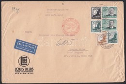 1937 Légi Levél Argentínába 6,25 RM Bérmentesítéssel / Airmail Cover To Argentina With 6,25 RM Franking - Autres & Non Classés