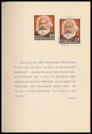 1953 Marx Sor Külön Nyomat Kartonpapíron Könyv Formában - Otros & Sin Clasificación