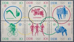 ** 1964 Nyári Olimpia Hatostömb Mi 1039-1044 - Altri & Non Classificati