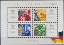 ** 1999 50 éves A Német Szövetségi Köztársaság Blokk Mi 49 - Autres & Non Classés