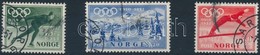O 1951 Téli Olimpia, Oslo Sor Mi 372-374 - Andere & Zonder Classificatie