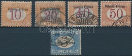 O 1903 Portó értékek Mi 2-3 I, 5-6 I, 10 II - Andere & Zonder Classificatie