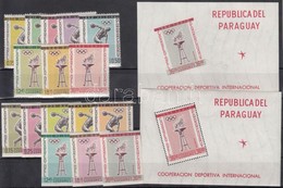 ** 1962 Sport Sor Mi 1103-1118 + Blokk Sor 28-29 - Andere & Zonder Classificatie