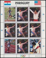 ** 1985 Nyári Olimpia Sor Mi 3824-3829 + Kisív 3830 - Autres & Non Classés