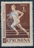 ** 1959 Balkáni Sportjátékok Bélyeg Ezüst Felülnyomással Mi 1793 - Altri & Non Classificati