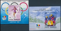 ** 1992 Téli Olimpia Blokk Sor  Mi 269-270 - Altri & Non Classificati