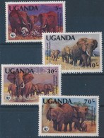 ** 1983 WWF: Afrikai Elefánt Sor Mi 361 A-364 A - Altri & Non Classificati