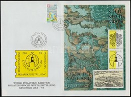 1986 Stockholmia Bélyegkiállítás Emlékív Alkalmi Borítékban - Other & Unclassified