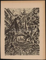 Ruzicskay György (1896-1993): Illusztráció A Szerelemkeresőből. Algrafia, Papír, Jelzett Az Algrafián, 25×19 Cm - Altri & Non Classificati