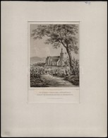 Cca 1863 Ludwig Rohbock (1820-1883): Szent Mihály Temploma Sopronban, Acélmetszet, Papír, 19x13 Cm - Estampes & Gravures