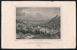 Cca 1840 Ludwig Rohbock (1820-1883): Brassó A Délnyugati Oldalról Acélmetszet / Steel-engraving Page Size: 16x26 Cm - Stampe & Incisioni