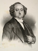 1853  Henri, Marquis De La Rochejaquelein (1805-1867) Francia Katona, Politikus Nagyméretű Kőnyomatos Portréja. Maurin L - Prenten & Gravure