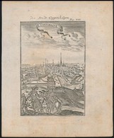 Cca 1690 2 Db Koppenhágát ábrázoló Rézmetszet. Megjelent: Alain Manesson Maller: Description De L'Univers.. Paris,1683./ - Prenten & Gravure