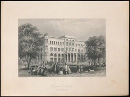 4 Db Metszet: Albert Henry Payne (1812-1902)-Alexander Carse (cca. 1770-1843): Central Halle, In Leipzig, Acélmetszet, 1 - Prenten & Gravure