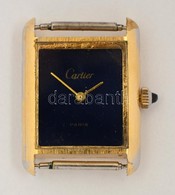 Cartier Tank Mechanikus Art Deco Karóra. Köves Felhúzókoronával, Működő, Jó állapotban.  27x30 Mm - Autres & Non Classés