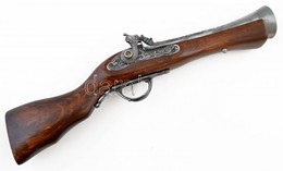 Antik Kovás Pisztoly Igényes Gyűjtői Replika / Vintage Pistol Replica 47 Cm - Altri & Non Classificati
