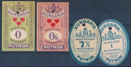 Putnok Hungaria 4 Db Zárjegye - Zonder Classificatie