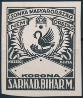 1922 Sarkad MINTA Városi Illetékbélyeg (15.000) - Ohne Zuordnung