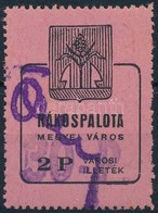 1945 Rákospalota Városi Illetékbélyeg 30P/2P (4.000) - Unclassified