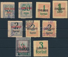 1946 Szeged Városi Illetékbélyeg 9 Db Klf érték (19.500) - Zonder Classificatie
