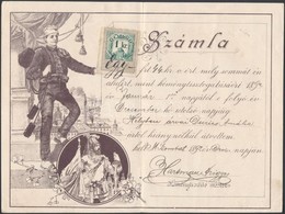 1882 Muraszombat Díszes Kéményseprő Számla / Chimneysweep Invoice - Zonder Classificatie