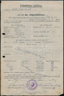 1941-1942 3 Db Okmány Honvédség Részére Honvédelmi Szolgáltatásként Ideiglenese Használatra átvett Gépkocsiról - Unclassified