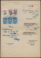 1954 Keresetlevél Okmánybélyegekkel - Unclassified
