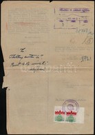 1955 Fellebbezés Okmánybélyegekkel - Ohne Zuordnung