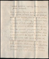 1672 Johann Melchior Von Oeynhausen (1618-1675) Halálozás Tárgyában íródott Latin Nyelvű Levele, Címeres Viaszpecséttel. - Sin Clasificación