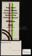 1989 A Történelmi Igazságtétel Bizottság Buszjegyes Meghívója A Nagy Imre újratemetésre, A Hazafias Népfront Országos Ta - Non Classés