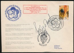1985 VIT FDC, Valerij Kubaszov űrhajós Aláírásával / Russian Astronaut Autograph Signature - Autres & Non Classés