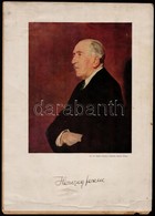 Herczeg Ferenc (1863-1954) Nyomtatott Aláírása Az Új Idők Részére Festett Szüle Péter Kép Nyomatának Alján - Other & Unclassified