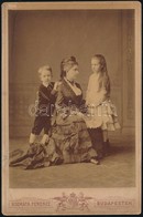 1878 A Ráday-család Műtermi Fotója, Köztük Ráday Gedeon (1872-1937) Későbbi Belügyminiszter, Kozmata Ferenc Műterméből,  - Altri & Non Classificati