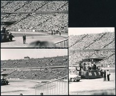 Cca 1960 Budapest, Népstadion, Színészek-Újságírók Rangadója (SZÚR) , 3 Db Fotó, 9,5x6,5 Cm - Autres & Non Classés