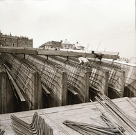 Cca 1972 Budapest, Moszkva Téri Metróállomás Felszíni építése, 7 Db Vintage Negatív, 6x6 Cm - Autres & Non Classés