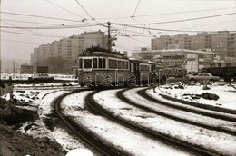 1981. Január, Budapest, A 33-as Villamosról Készült, 4 Db Szabadon Felhasználható Vintage Negatív, 24x36 Mm - Other & Unclassified