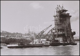 1948. Augusztus, Budapest, A Lánchíd Roncsainak Kiemelése, Nehézbúvárok Közreműködésével, Rózsa György (?-?) Budapesti F - Altri & Non Classificati