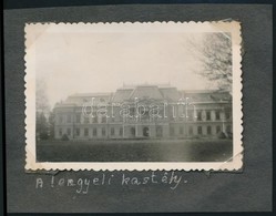 Cca 1934 A Lengyeli Kastély (Tolna Megye), Albumlapra Ragasztott Fotó, 6x8,5 Cm - Altri & Non Classificati